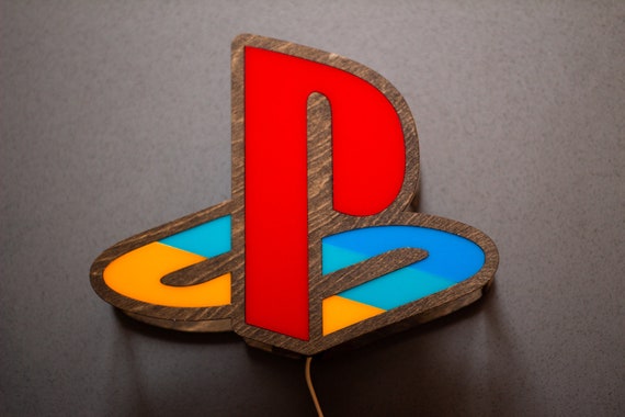 Playstation Logo Wall Mountable Colorful Lamp 