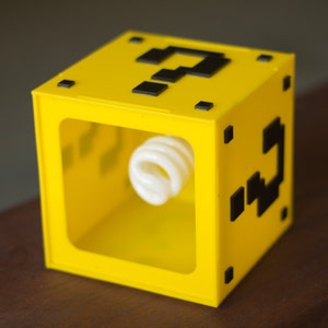 Mario Question Mark Block Hanging lamp image 5