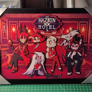 Angel dust hazbin hotel poster - Etsy 日本