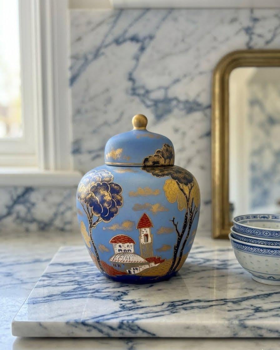 Crown Staffordshire Ginger Jar - Etsy