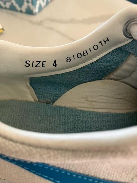Hard to Find - 1980's Nike Blue Swoop Canvas Runners Women's