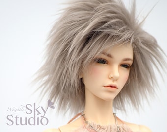 Hidden Dreams™ Ashy Blonde Color Fur Wig for abjd doll size UNCLE SD MSD tiny yosd Monster High and puki (Custom size available)