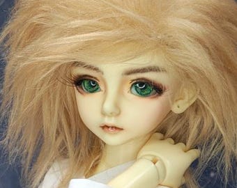 Strawberry Blonde Color Fur Wig for abjd doll size UNCLE SD MSD tiny yosd Monster High and puki (Custom size available) by Hidden Dreams