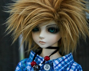 Hidden Dreams™ Caramel Color Bjd Fur Wig for Bjd Doll Size Uncle SD MSD Tiny Yosd Myou Doll Monster High and puki Custom size available