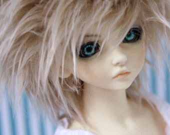 Hidden Dreams™ Pastel Blonde Bjd Fur Wig for Bjd Doll Size Uncle SD MSD Tiny Yosd Myou Doll Monster High and puki Custom size available