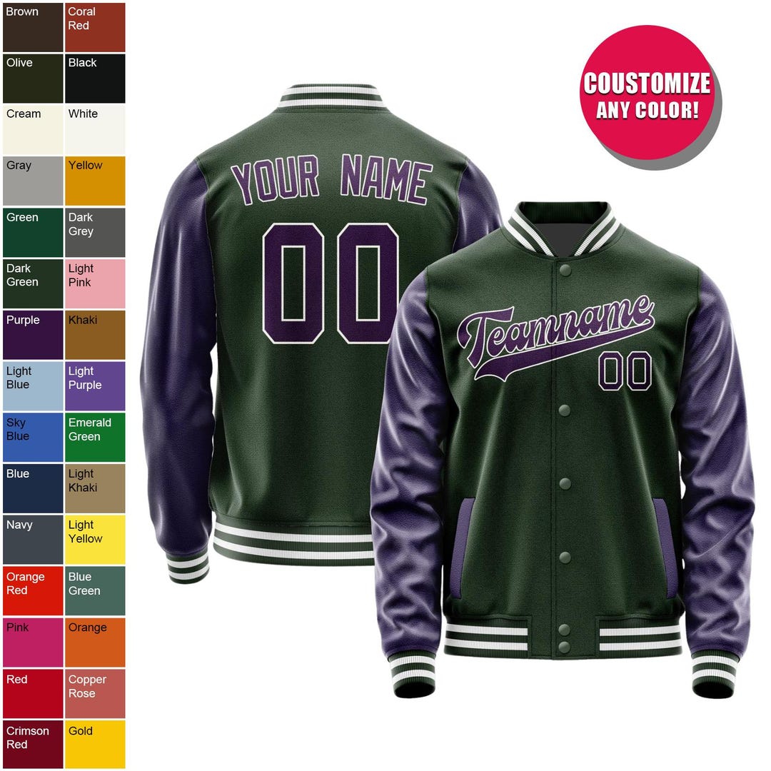 Men's Colorblocked Sport Jacket,Dark Green