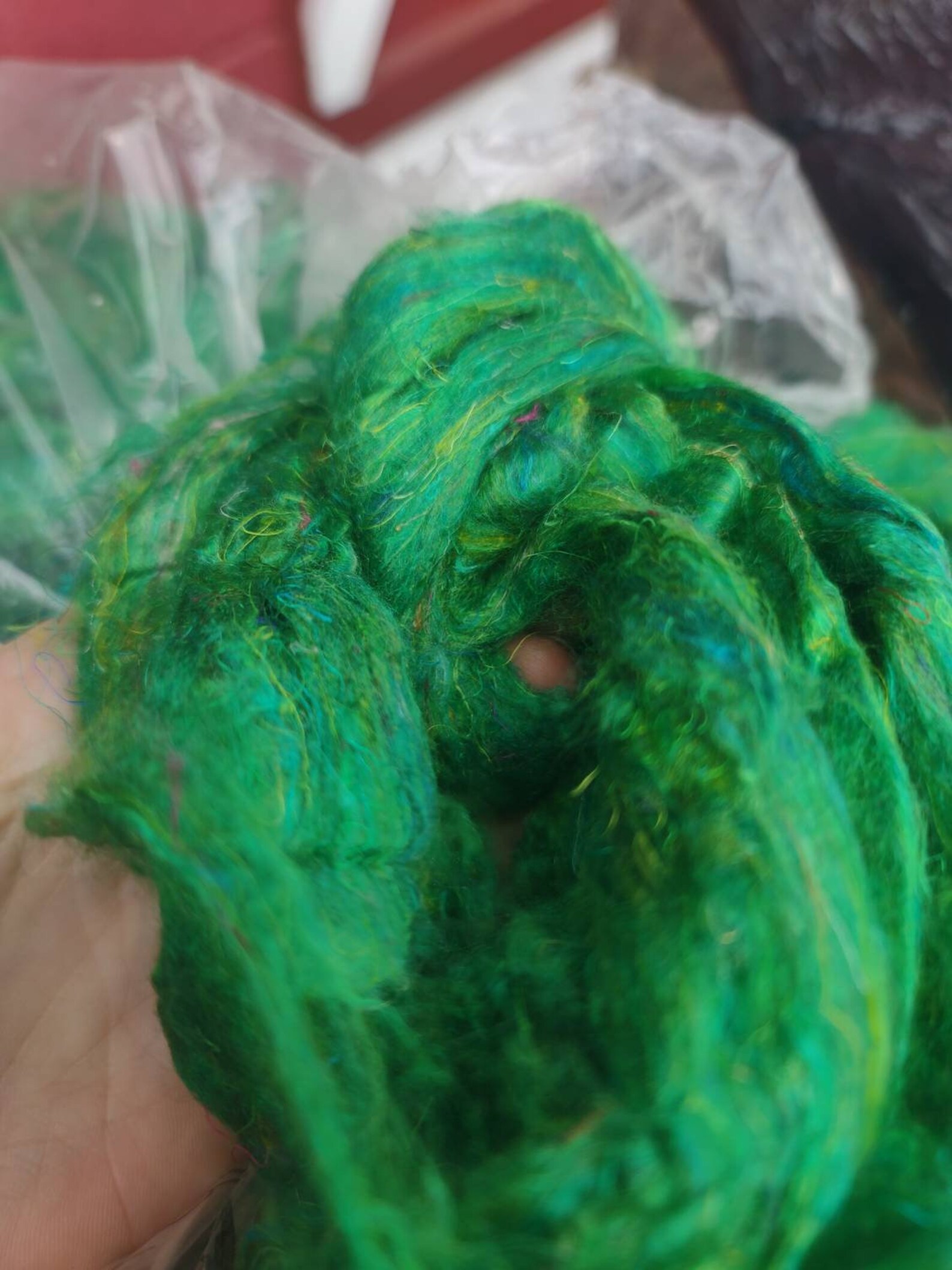 Sari Silk Greens This is One Pound Blend Its Beautiful Sari Etsy