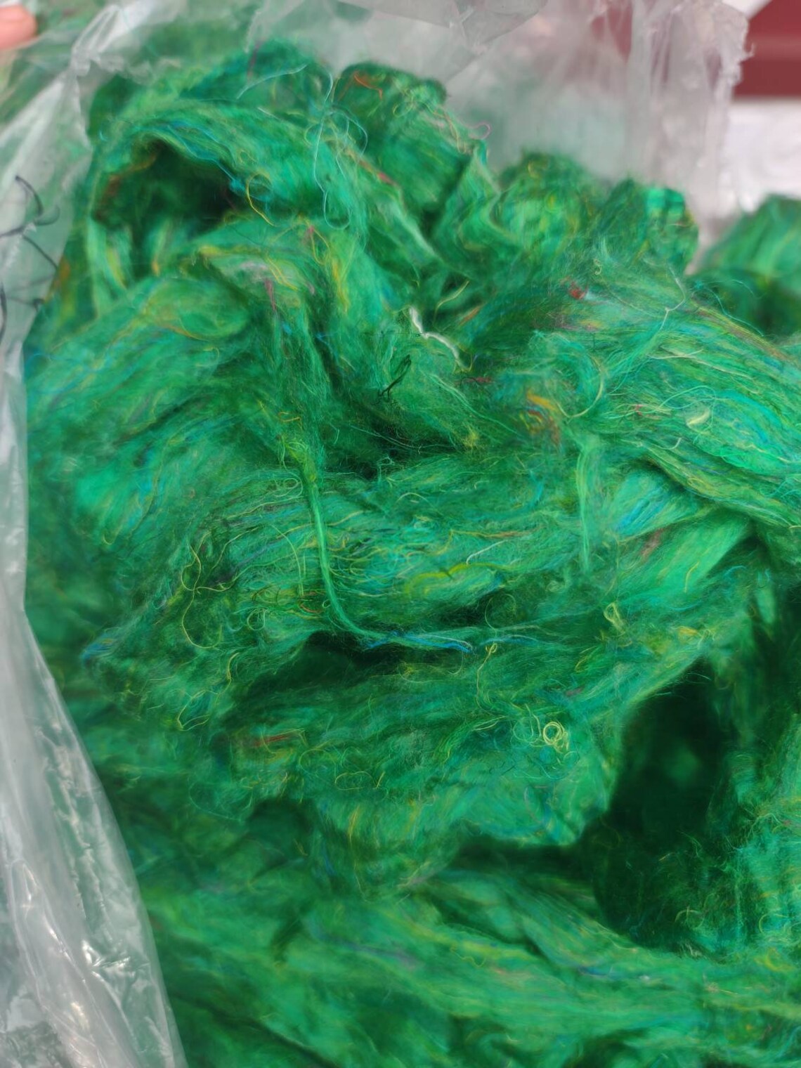 Sari Silk Greens This is One Pound Blend Its Beautiful Sari Etsy
