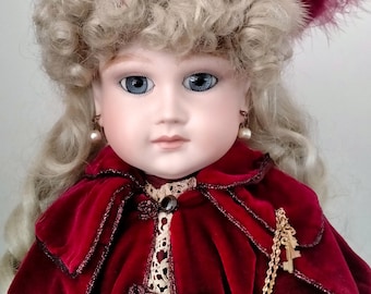 Antique, exclusive.  One-of-a-kind.  Handcrafted... Doll from the late 19th - early 20th centuries (circa 1890-1910).