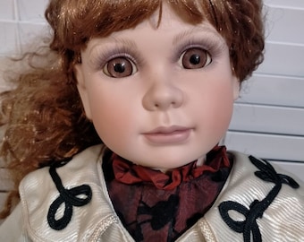Vintage Handmade Porcelain Doll