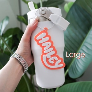 Wasserflasche Namensschild, blau y Stil Rucksack Namensschild, niedlicher Rucksack Schlüsselbund, Kinder Namensschilder, Lunch Box Schlüsselbund, Kinder Rucksack