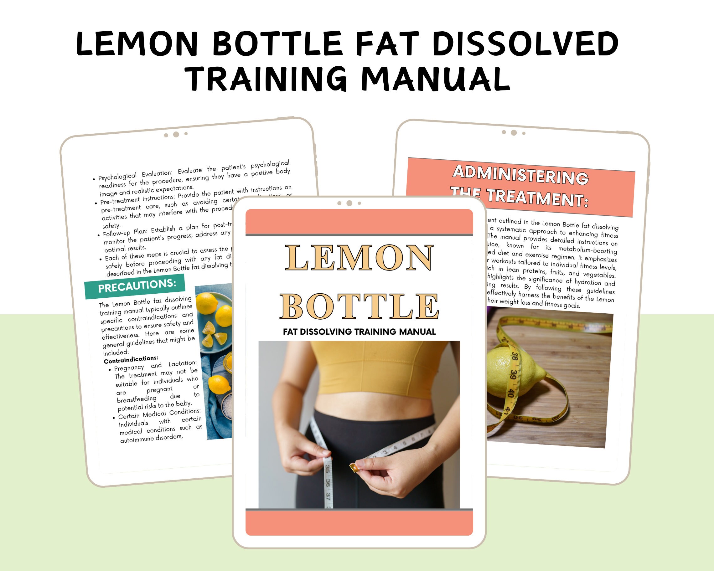 lemon bottle fat dissolving is it safe Lemon Bottle Fat Dissolving Training Manual: Lipolysis & Mesotherapy (edit  in Canva)