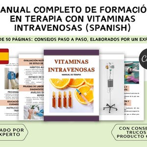IV Vitamin Therapy Training Manual: Editable Guide (Canva Template)