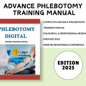 Phlebotomy Training Manual: Editable Digital Guide (canva) - Etsy
