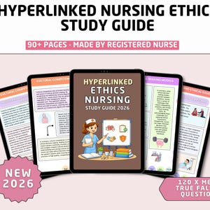 Guía de estudio de ética de enfermería / Medicamentos, cuestionarios y preguntas de verdadero/falso / HIPERVÍNCULO PDF