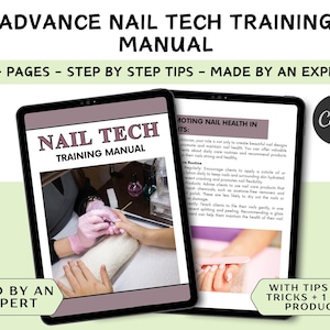 Nail Tech Training Handbuch Vorlage | Zertifikats-Vorlage |Theorie-Prüfung |Nägel Lehrer Ebook Template |Beginners Guide |Nail-Course |
