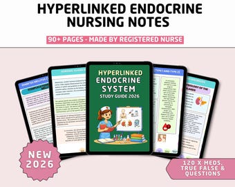 Endocrine Notes | Endocrine System Disorders | Nursing Bundle | PDF