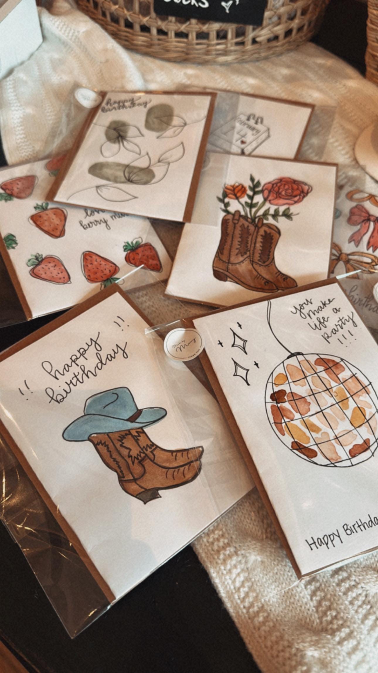 Variety Pack of Handmade Cards