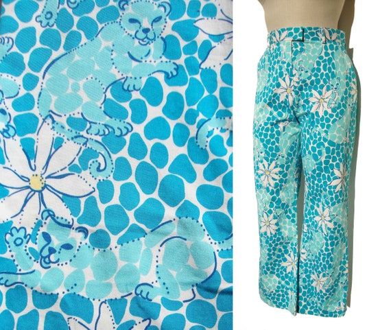 Vintage Lilly Pulitzer Capri Pants Lilly Pulitzer Lounger In Cheek To