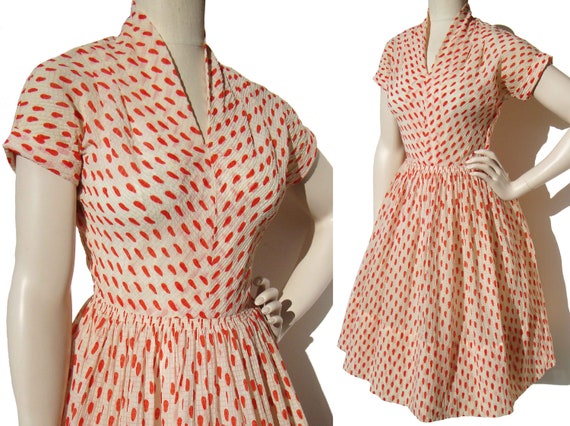 50s dress polka dot