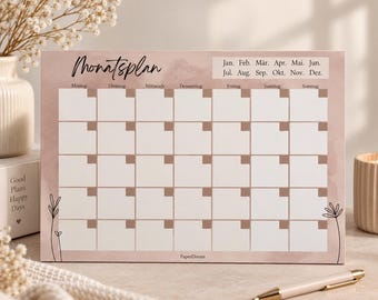 Maandplanner - notitieblok