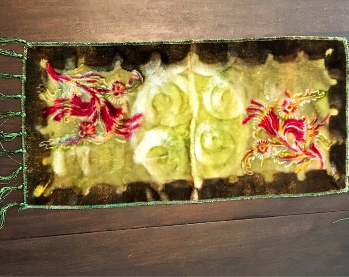 Vintage Velvet Table Runner Etsy