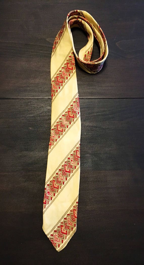 Vintage English silk necktie