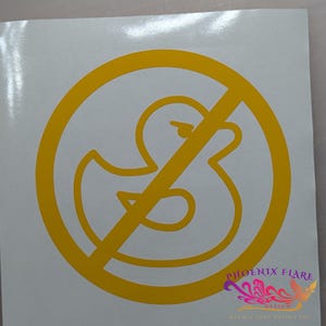 I Hate Ducks Sticker – Vehicle Vinyl Decal, Anti-duck Symbol - Etsy