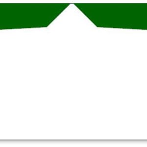 May include: Two green vinyl decals with a white silhouette of a Bigfoot figure in a walking pose with arms raised above its head.