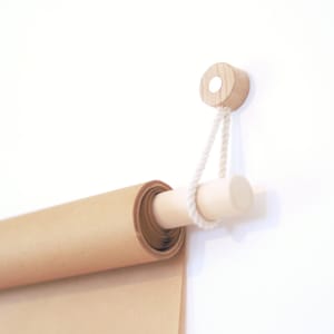 Porta rotolo di carta / Porta carta da disegno / Distributore di carta da parati - 1 m di carta