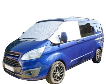 Ford Transit Custom Trend Thermal Front Screen Wrap Cover Tailored (2013 Onwards) - Silver