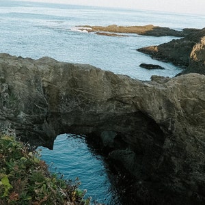 Mendocino Arch, Mendocino California, Pacific Ocean, Natural Arch, Digital Print