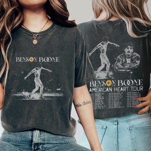 Benson Boone 2 Side Tour Vintage Shirt V1