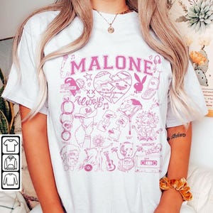 Post Malone Doodle Art Tattoo Shirt, Post Malone Album Lyrics Art Sweatshirt Hoodie, Malone Concert