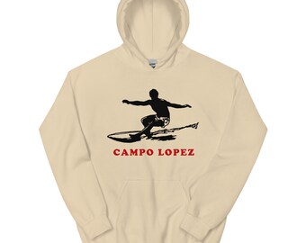 Felpa con cappuccio Campo Lopez classica, sabbia