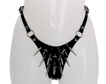 Extreme Spiked Vinyl Knickers