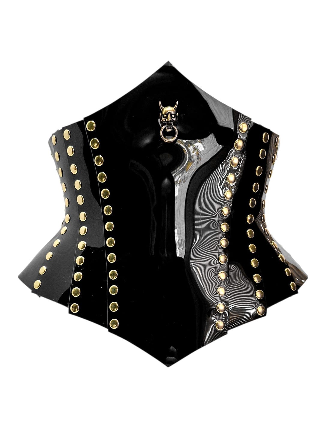 Devil's Vinyl Waist Cincher Corset - Etsy