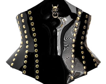 Devil's Vinyl Waist Cincher Corset