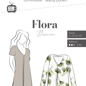 Schnittmuster Kleid Flora Papierschnittmuster