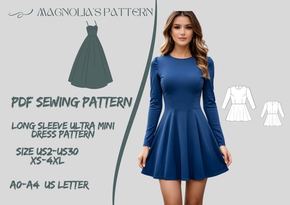 chinese dress ladies Breezy Dress Pattern (adult) main image 1