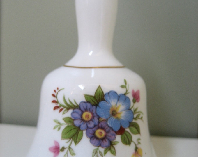 Ashleydale Bell Fine Bone China England Floral - Etsy