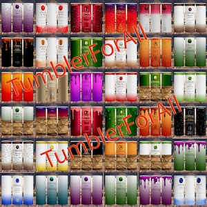Puede incluir: Una colecci&oacute;n de vasos con varios dise&ntilde;os y colores, con el logotipo "CIROC". Los vasos tienen diferentes combinaciones de colores, incluyendo degradados, colores s&oacute;lidos y patrones. El texto "TumblerForAll" est&aacute; superpuesto en la imagen.