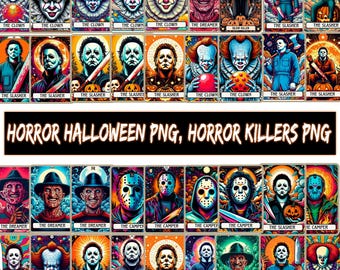 Halloween Mega Bundle Png, Horror Film Designs, Retro Halloween Png Bundle, Fall Png Bundle, Spooky Vibes Png, Trick Or Treat, Cartoon