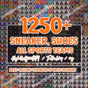 Sneaker sport tumbler, Kicks Tumbler Wrap for Sublimation PNG, 20 ounce 20oz Digital Download File, PNG Straight Tumbler, Shoes Tumbler wrap