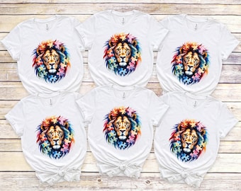 Autism Awareness Lion Shirt | Puzzle Piece Mane T-Shirt | Neurodiversity Support Tee | Special Needs Gift for Advocates