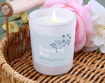 サムシングブルー ウェディングキャンドル – 花嫁、これから花嫁になる
