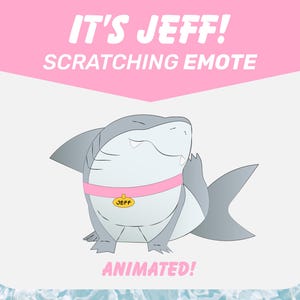 Its Jeff! Animated Emote | Twitch Emotes | Animated Emotes Twitch | Shark Emotes