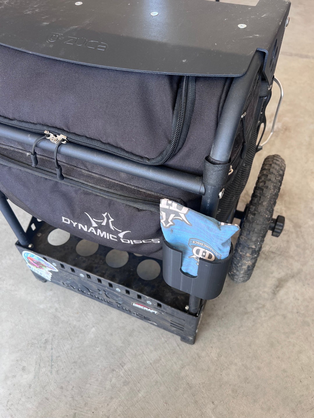 Zuca Cart Chalk Bag Holder - Disc Golf - 3D Printed - Multiple