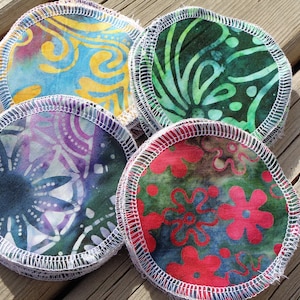 Reusable Facial Wipes, Makeup Remover, Cotton Flannel Rounds, Reusable Face Pad