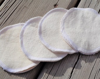 Reusable Facial Wipes, Makeup Remover, Cotton Flannel Rounds, Reusable Face Pad - Set of 10